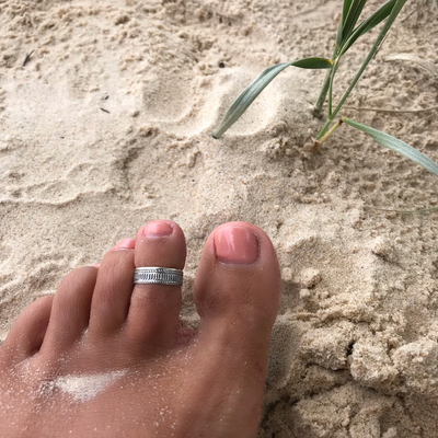 Gypsy Dreaming Toe Ring - Silver - TaylorCove Collection